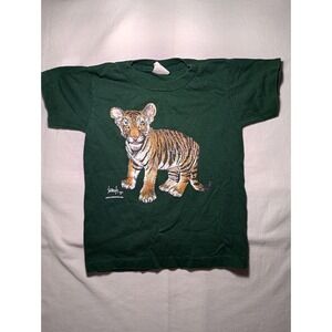 Vintage Tiger Cub Single Stitch Kids/Youth Tee Shirt Alore Tag SZ 6-8